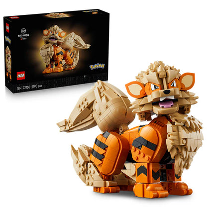 LEGO® Pokémon™ Arcanine Pokémon Figure — 72160 — 1,190 Piece Building Set