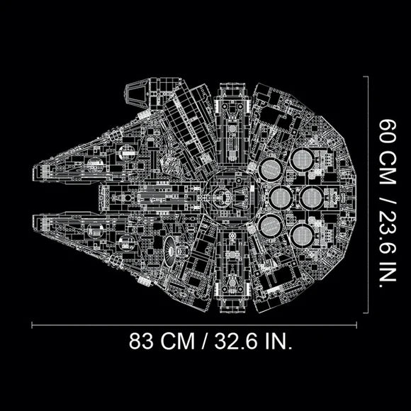 LEGO® Star Wars™ Millennium Falcon™ | 75192 | 7541 Piece Building Set
