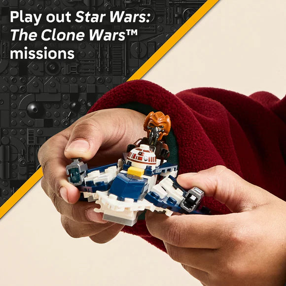 LEGO® Star Wars™ Plo Koon’s Jedi Starfighter™ Microfighter - 75400 - 89 Piece Building Set