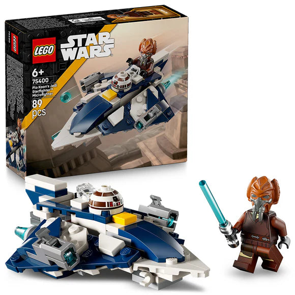 LEGO® Star Wars™ Plo Koon’s Jedi Starfighter™ Microfighter - 75400 - 89 Piece Building Set