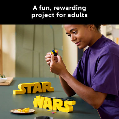 LEGO® Star Wars™ Brick-Built Star Wars Logo Sign | 75407 | Building Set