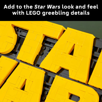 LEGO® Star Wars™ Brick-Built Star Wars Logo Sign | 75407 | Building Set