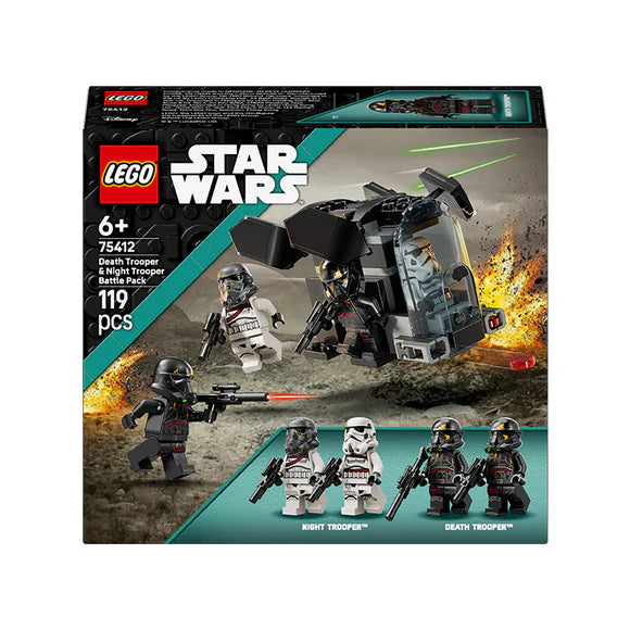 LEGO® Star Wars™ Death Trooper & Night Trooper Battle Pack - 75412 - 119 Piece Building Set