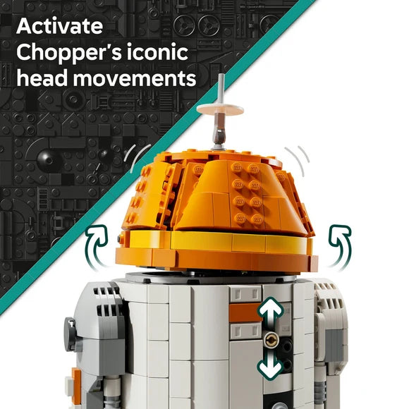 LEGO® Star Wars™: Ahsoka™ Chopper (C1-10P)™ Astromech Droid - 75416 - 1039 Piece Building Set