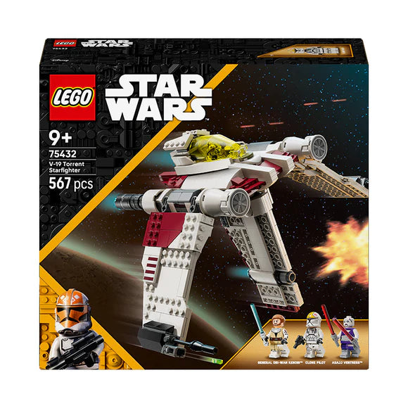 LEGO® Star Wars™ The Clone Wars™ V-19 Torrent Starfighter Set - 75432 - 567 Piece Building Set