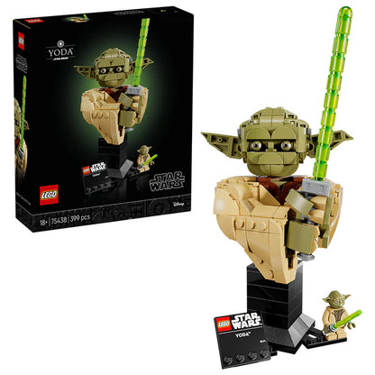 LEGO® Star Wars™ Yoda™ Bust Collectible - 75438 - 399 Piece Building Set