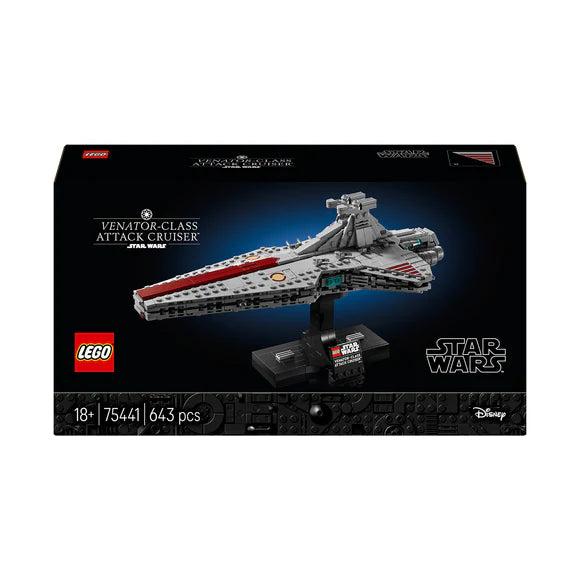LEGO® Star Wars™ Venator-Class Attack Cruiser™ Model Building Set - 75441 - 643 Piece Building Set