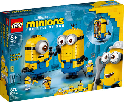 LEGO® Despicable Me Minions Brick-built Minions and their Lair - 75551 - 976 Piece Building Set