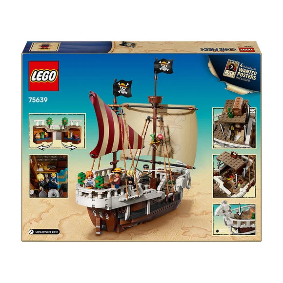 LEGO® ONE PIECE The Going Merry Pirate Ship - 75639 - 1376 Piece Building Set
