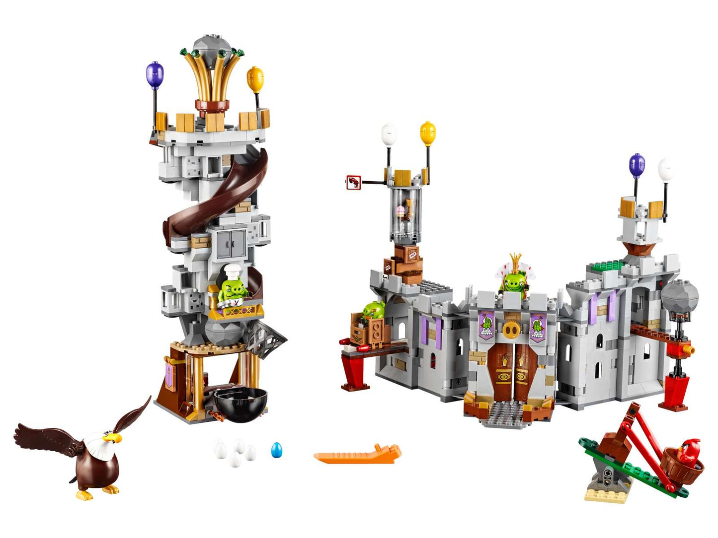 LEGO® Angry Birds King Pig's Castle - 75826 - 859 Piece Building Set