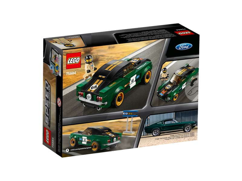 LEGO® Speed Champions 1968 Ford Mustang Fastback - 75884 - 183 Piece Building Set