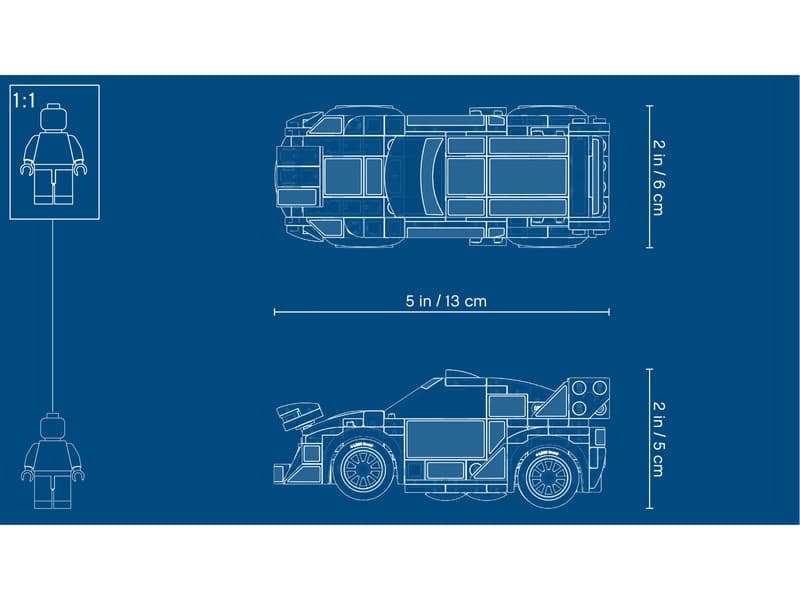 LEGO® Speed Champions Ford Fiesta M-Sport WRC - 75885 - 203 Piece Building Set