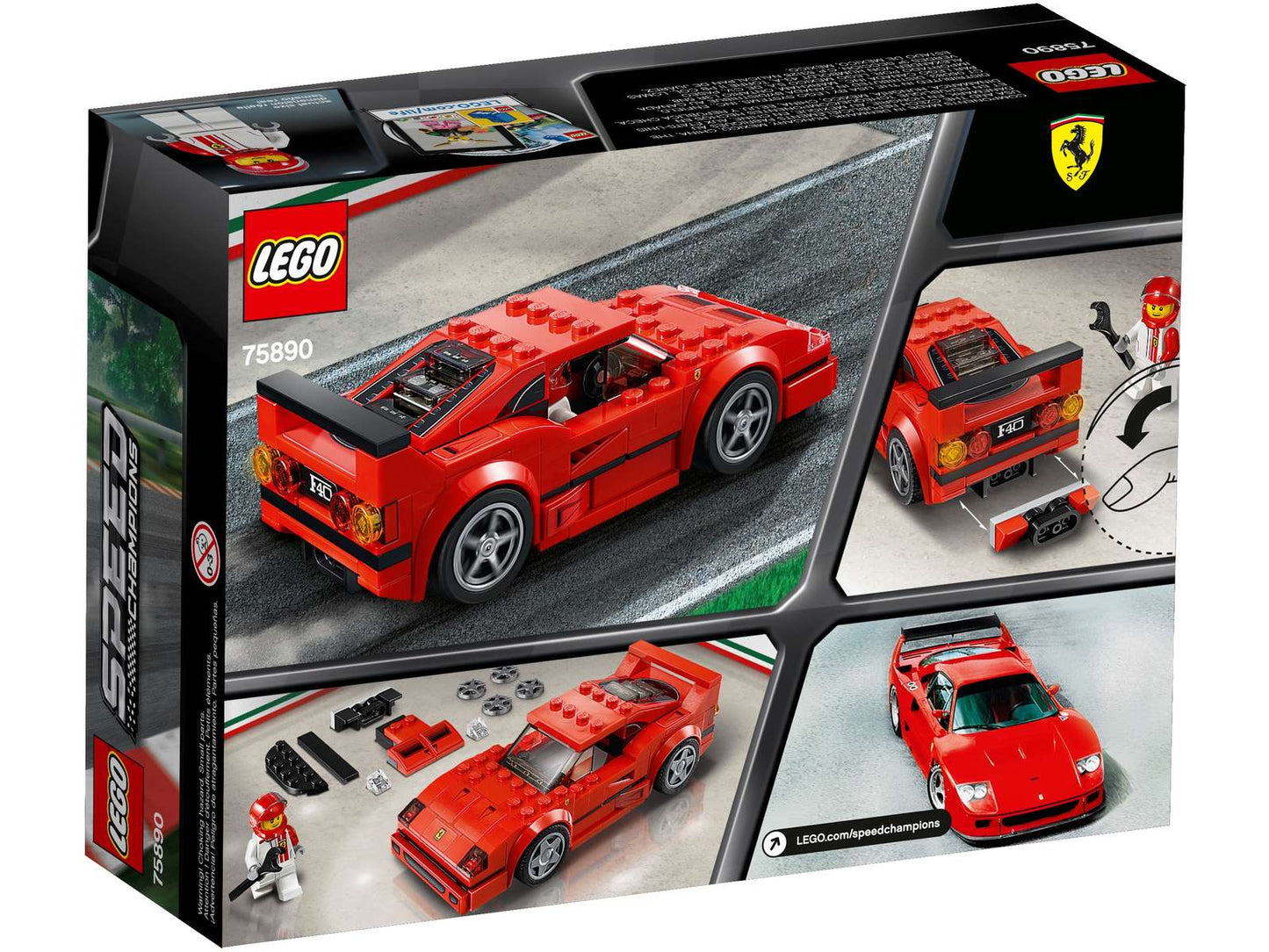 LEGO® Speed Champions Ferrari F40 Competizione - 75890 - 198 Piece Building Set