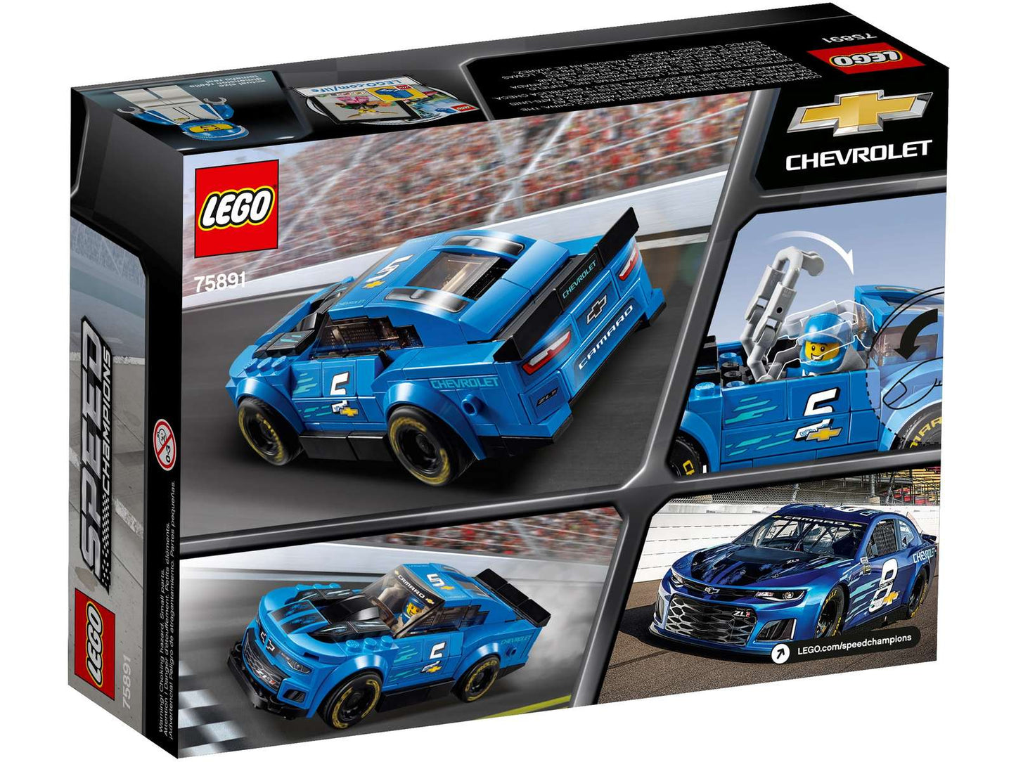 LEGO® Speed Champions Chevrolet Camaro ZL1 Race Car - 75891 - 198 Piece Building Set