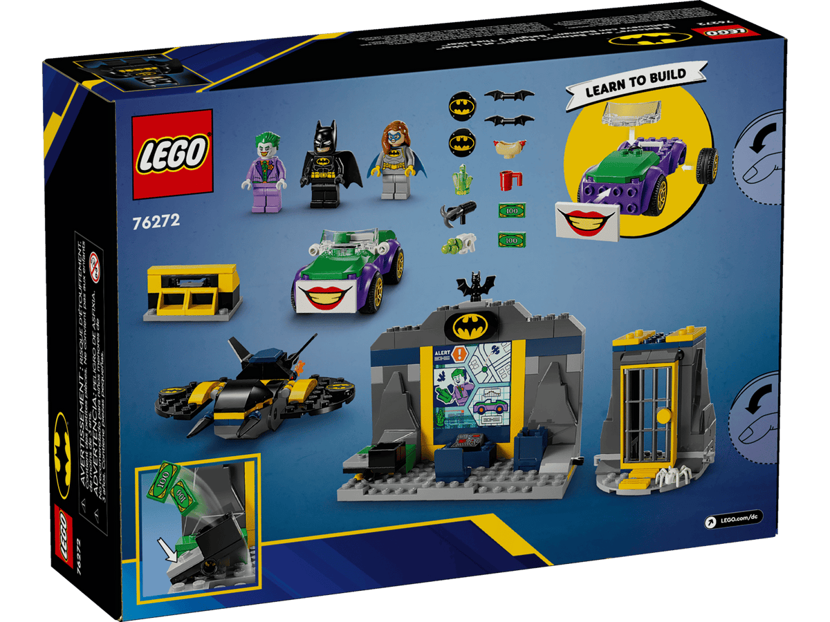 LEGO® Batman™ - The Batcave™ with Batman™, Batgirl™ and The Joker™ - 76272 - 184 Piece Building Set