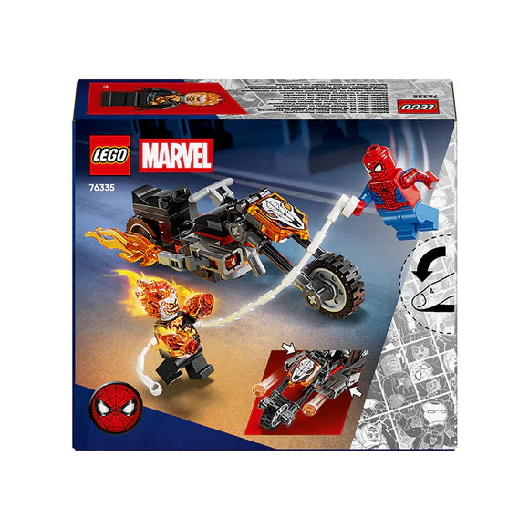 LEGO® ǀ Marvel Spider-Man vs. Ghost Rider Motorcycle - 76335 - 72 Piece Building Set