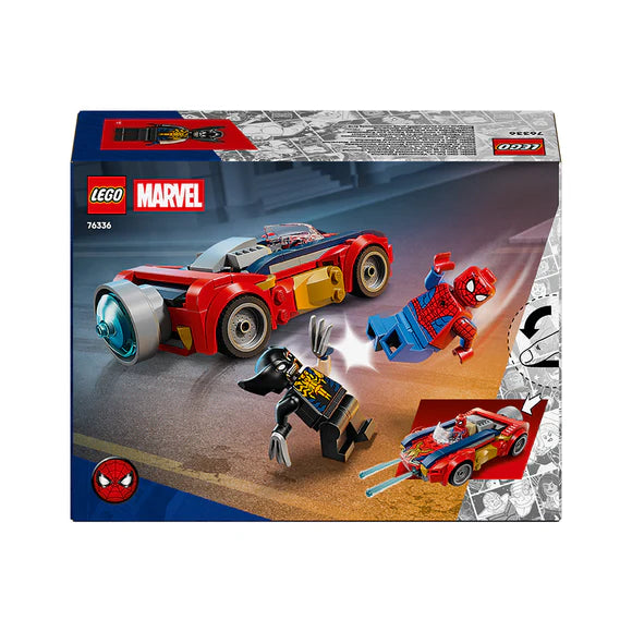 LEGO® ǀ Marvel Spider-Man Car vs. Venomized Wolverine Car - 76336 - 134 Piece Building Set