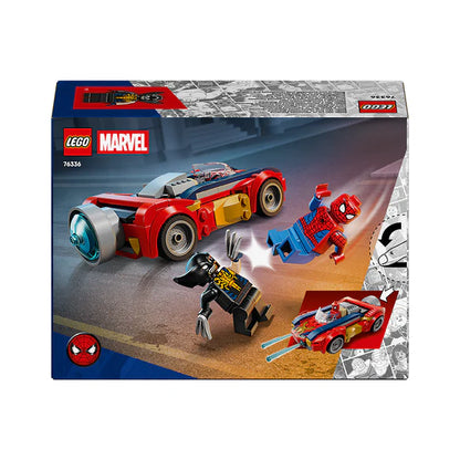 LEGO® ǀ Marvel Spider-Man Car vs. Venomized Wolverine Car - 76336 - 134 Piece Building Set