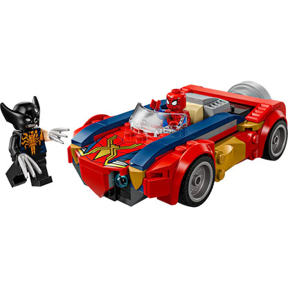 LEGO® ǀ Marvel Spider-Man Car vs. Venomized Wolverine Car - 76336 - 134 Piece Building Set