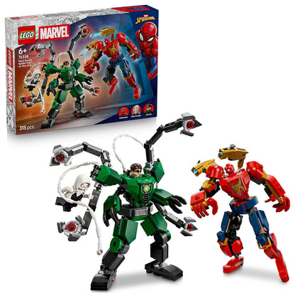 LEGO® ǀ Marvel Mech Battle: Spider-Man vs. Doc Ock - 76338 - 315 Piece Building Set