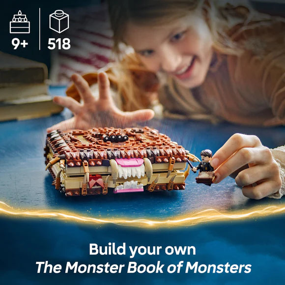 LEGO® Harry Potter™ Chomping Monster Book of Monsters — 76449 — 518 Piece Building Set