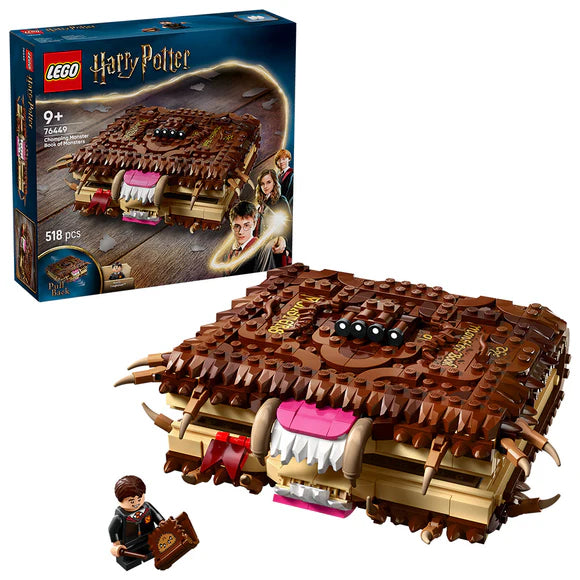 LEGO® Harry Potter™ Chomping Monster Book of Monsters — 76449 — 518 Piece Building Set