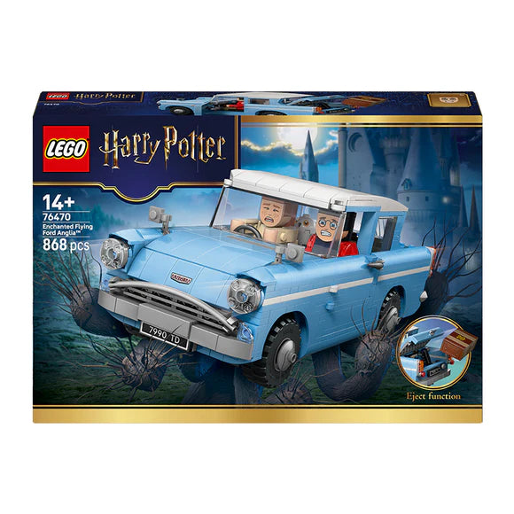 LEGO® Harry Potter™ Enchanted Flying Ford Anglia™ Car Toy Building Set - 76470 - 868 Piece Building Set