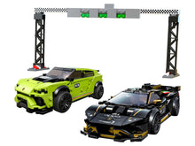 LEGO® Speed Champions  Lamborghini Urus ST-X and Lamborghini Huracan Super Trofeo Evo - 76899 - 663 Piece Building Set