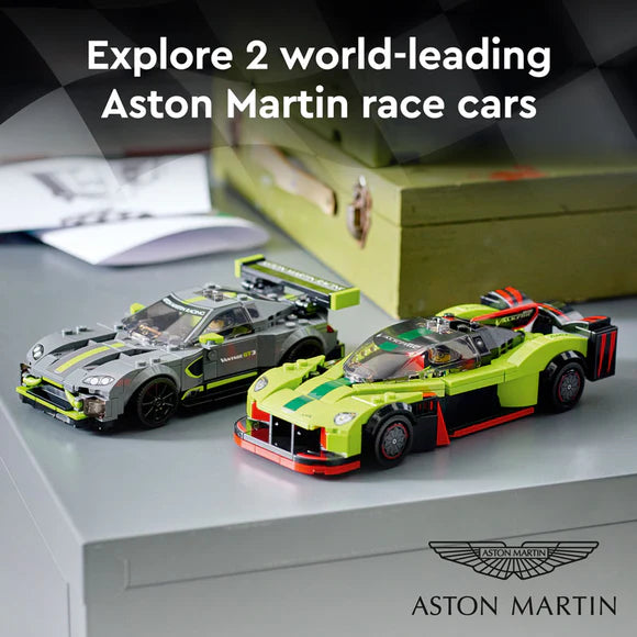 LEGO® Speed Champions Aston Martin Valkyrie AMR Pro and Aston Martin Vantage GT3 - 76910