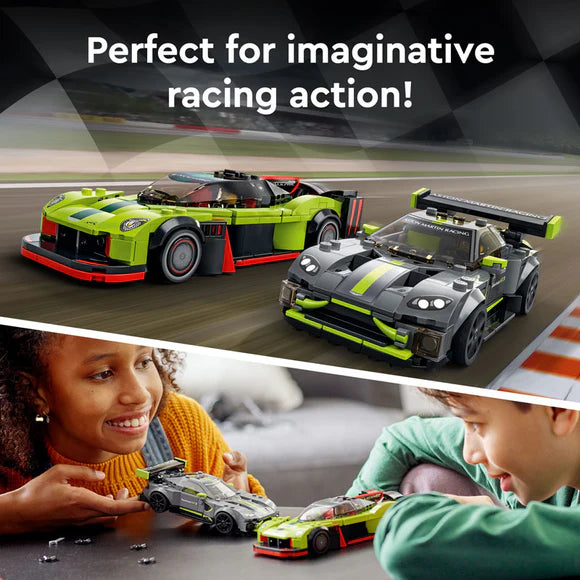 LEGO® Speed Champions Aston Martin Valkyrie AMR Pro and Aston Martin Vantage GT3 - 76910