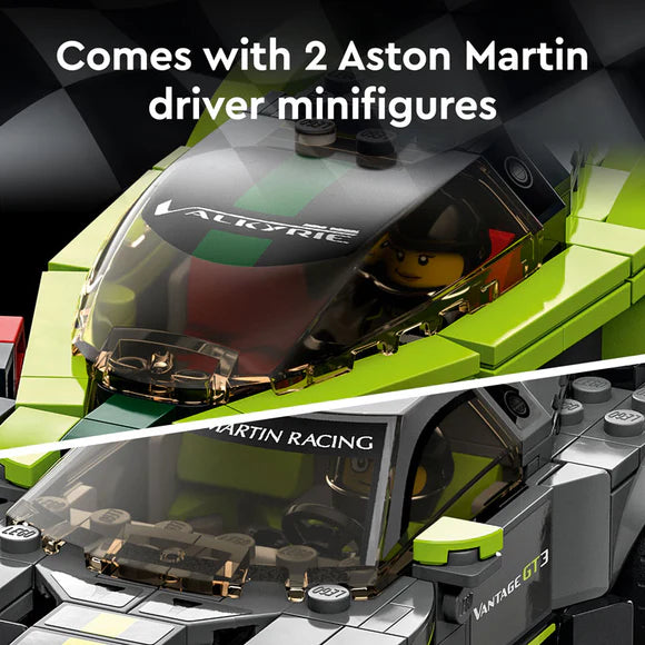 LEGO® Speed Champions Aston Martin Valkyrie AMR Pro and Aston Martin Vantage GT3 - 76910