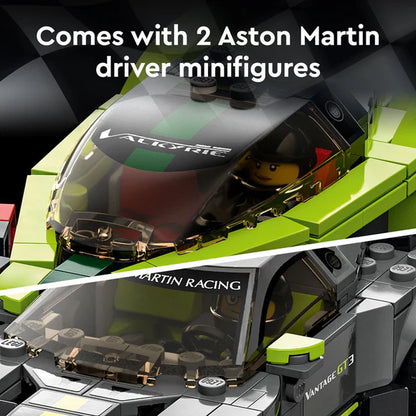 LEGO® Speed Champions Aston Martin Valkyrie AMR Pro and Aston Martin Vantage GT3 - 76910