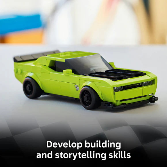 LEGO® Speed Champions Dodge Challenger SRT Hellcat Sports Car - 77237 - 390 Piece Building Set