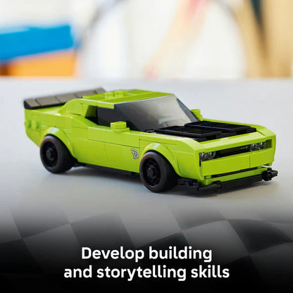 LEGO® Speed Champions Dodge Challenger SRT Hellcat Sports Car - 77237 - 390 Piece Building Set