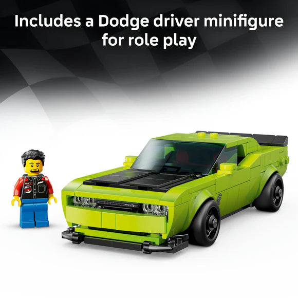 LEGO® Speed Champions Dodge Challenger SRT Hellcat Sports Car - 77237 - 390 Piece Building Set