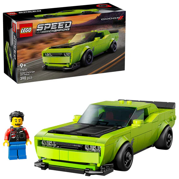 LEGO® Speed Champions Dodge Challenger SRT Hellcat Sports Car - 77237 - 390 Piece Building Set