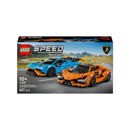 LEGO® Speed Champions Lamborghini Revuelto & Huracán STO - 77238 - 607 Piece Building Set