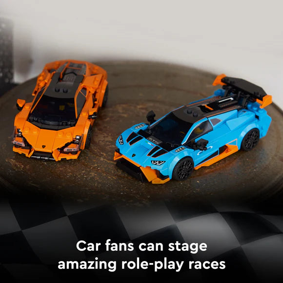 LEGO® Speed Champions Lamborghini Revuelto & Huracán STO - 77238 - 607 Piece Building Set
