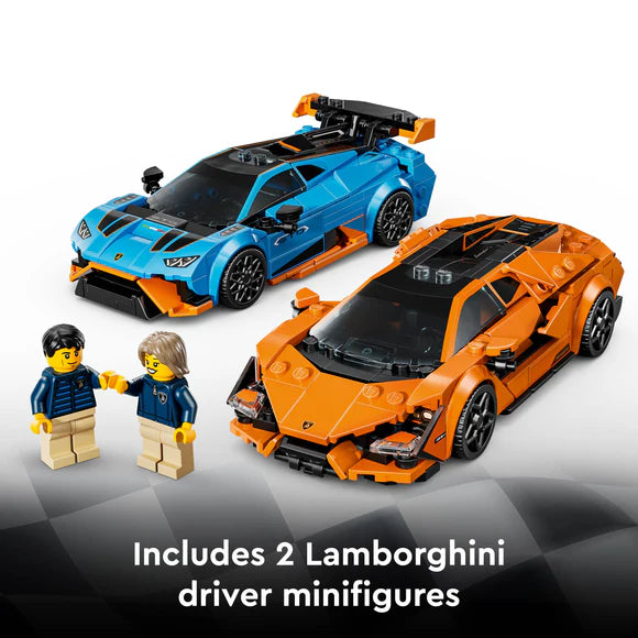 LEGO® Speed Champions Lamborghini Revuelto & Huracán STO - 77238 - 607 Piece Building Set
