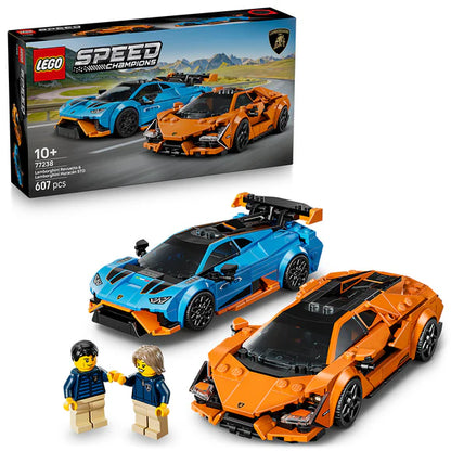 LEGO® Speed Champions Lamborghini Revuelto & Huracán STO - 77238 - 607 Piece Building Set