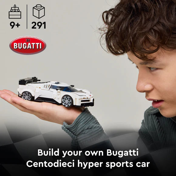 LEGO® Speed Champions Bugatti Centodieci Hyper Sports Car - 77240 - 291 Piece Building Set