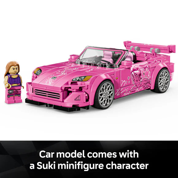 LEGO® Speed Champions 2 Fast 2 Furious Honda S2000 Pink Car - 77241 - 300 Piece Building Set