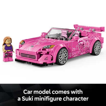 LEGO® Speed Champions 2 Fast 2 Furious Honda S2000 Pink Car - 77241 - 300 Piece Building Set