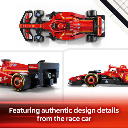 LEGO® Speed Champions Ferrari SF-24 F1® Race Car Driver Set - 77242 - 275 Piece Building Set