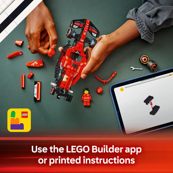 LEGO® Speed Champions Ferrari SF-24 F1® Race Car Driver Set - 77242 - 275 Piece Building Set