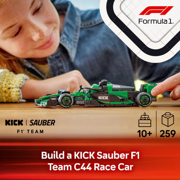LEGO® Speed Champions KICK Sauber F1® Team C44 Race Car - 77247 - 259 Piece Building Set