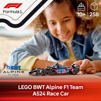 LEGO® Speed Champions BWT Alpine F1® Team A524 Race Car - 77248 - 258 Piece Building Set