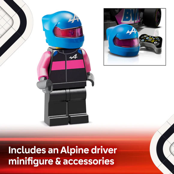 LEGO® Speed Champions BWT Alpine F1® Team A524 Race Car - 77248 - 258 Piece Building Set