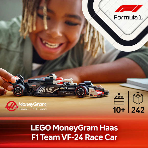 LEGO® Speed Champions MoneyGram Haas F1® Team VF-24 Race Car - 77250 - 242 Piece Building Set