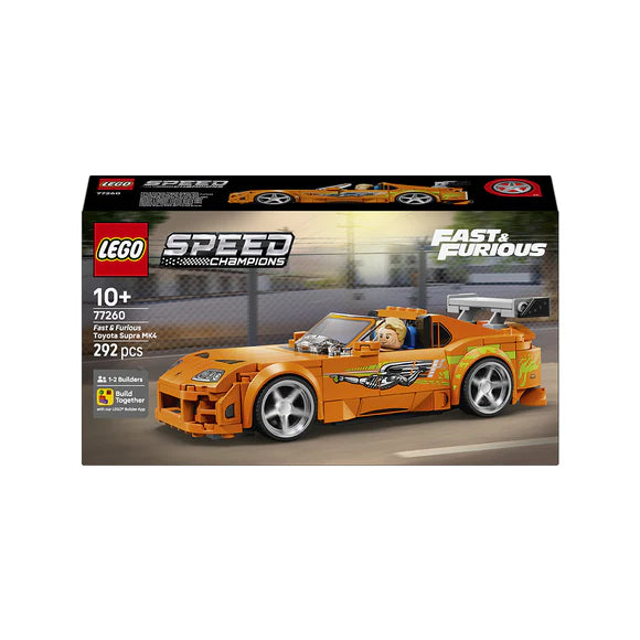 LEGO® Speed Champions The Fast and The Furious Toyota Supra MK4 — 77260 — 292 Piece Building Set